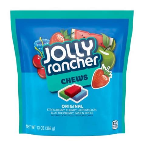 Jolly Rancher Chews Assorted Fruit Flavored Candy Bag 1 Bag 13 Oz