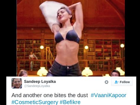 Vaani Kapoor Gets Trolled For Her Lip Job In Befikre Hindi Filmibeat