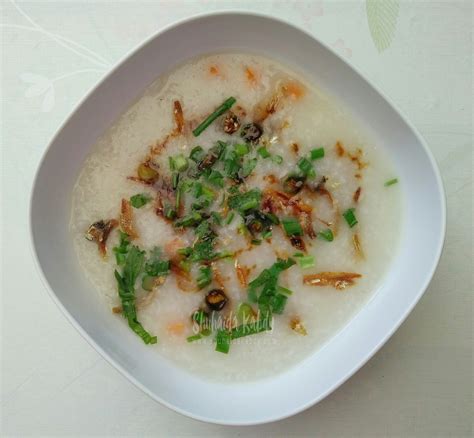 Bubur ayam khas cianjur siap disajikan. Resepi Bubur Nasi Tumis - Shuhaida Kabdy