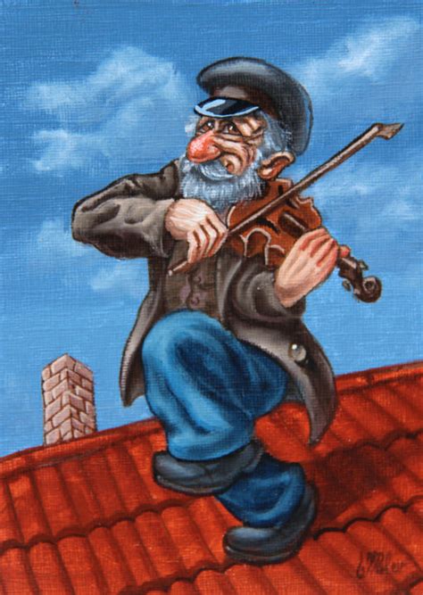 Fiddler On The Roof Op2774miniature Peinture Par Victor Molev