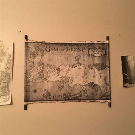Game Of Thrones Map Westeros Map Got Map Poster On Handmade Etsy Game