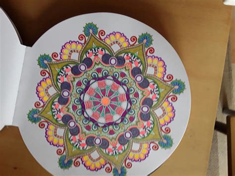 Coloured By Caroline With Gel Pensfrom 100 Creations Mandalas Mandala