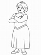 Dibujos para colorear Princesa Fiona | Dibujosparaimprimir.es