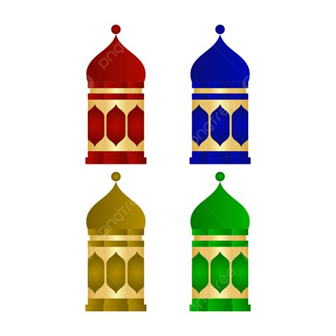이슬람 황금 랜턴 디자인 일러스트 레이션 벡터 이슬람의 칸델라 황금 Png 일러스트 및 벡터 에 대한 무료 다운로드
