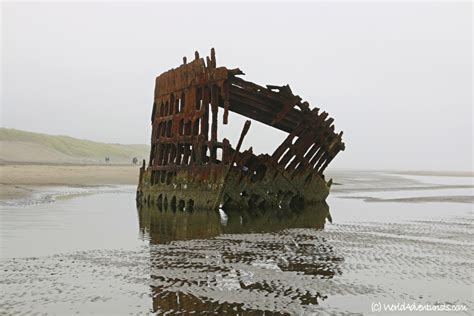 Peter Iredale Shipwreck On The Oregon Coast World Adventurists