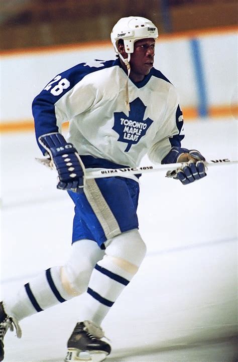 As First Black American Nhl Player Enforcer Was Defenseless Against