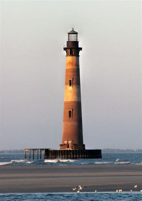 Morris Island Lighthouse Folly Beach South Carolina By © Nancy Kent
