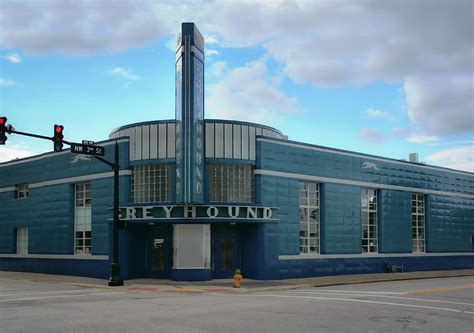 Greyhound Bus Terminal Retro Americana Photograph By Greg Jackson