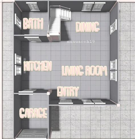 Bloxburg Story House Layout In House Layouts Small House My XXX Hot Girl