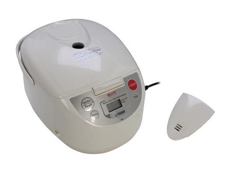 TIGER JBA B10U Milky White Microcomputer Rice Cooker Warmer Steamer 5 5