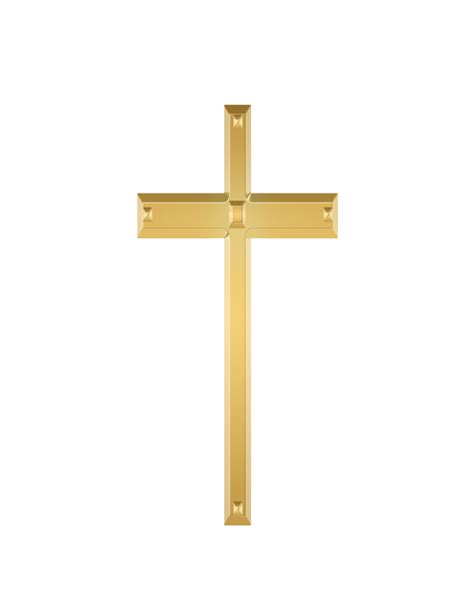 Baptism Gold Cross Png Transparent Background Gold Cr