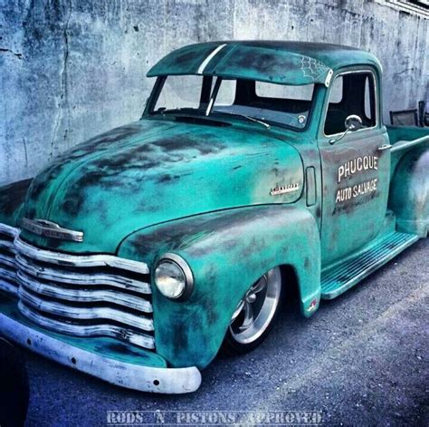 Chucksee 1955 Chevy Truck Patina On Accuair Gsi Full Frame Off With Ls
