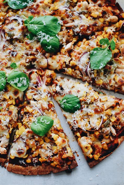 Rotisserie Chicken Roasted Corn And Jalapeno Pizza Bev Cooks