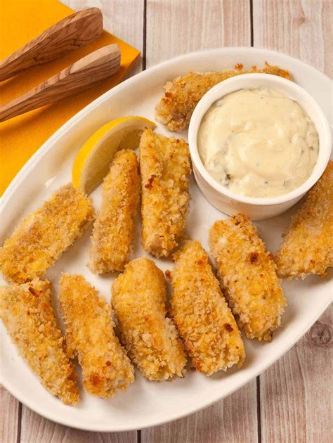 Oven Fried Fish Sticks Recipe Mygourmetconnection