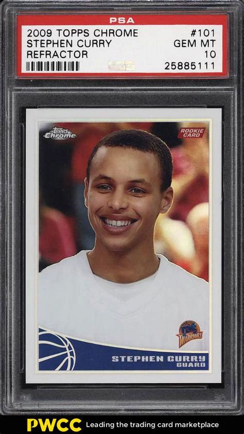 The autograph on the curry card is rated as a gem mint 10, the highest grade possible, by the psa grading service. Pin on PSA 10 Refractors