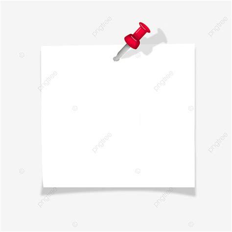 Pinned Paper Png Image Pin On White Paper Pin White Paper Png Image