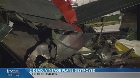 2 Dead Vintage Plane Destroyed In Fredericksburg Crash Youtube