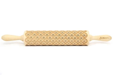 Chinese Pattern Engraved Rolling Pin For Cookies Embossing Etsy