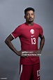 Musaab Khidir of Qatar poses during the official FIFA World Cup Qatar ...