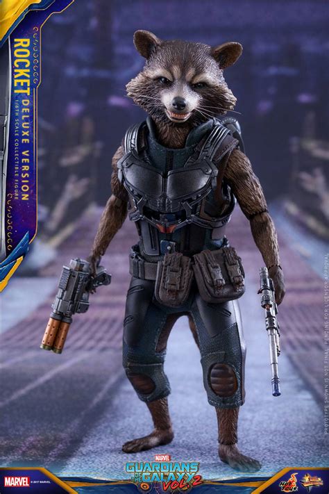 Taken from his family and molded, and after the years of abuse, rocket became a bounty hunter with his best friend, groot before finding a new family in the guardians of the galaxy. Hot Toys: Rocket (Guardians of the Galaxy Vol. 2 )
