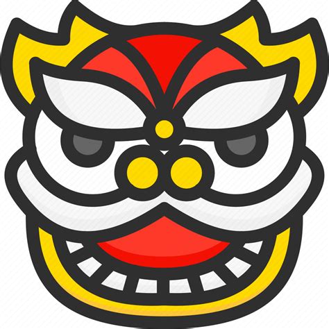 Asian Chinese Dragon Head New Year Icon Download On Iconfinder