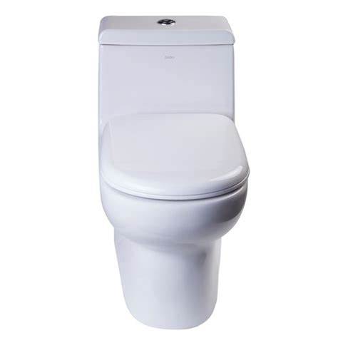 Eago Elongated 1 Piece Toilet Watersense Dual Flush Standard Height