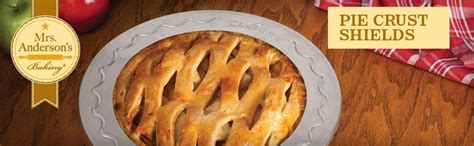 In a pie crust recipe, the fat serves the purpose of coating the flour to act as a barrier when your water is added. Mrs. Anderson's Baking Pie Crust Shield, 9-Inch: Amazon.ca ...