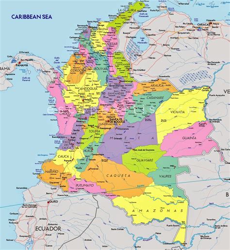 Colombia RepÚblica De Colombia Viva Colombia Mapa De Colombia