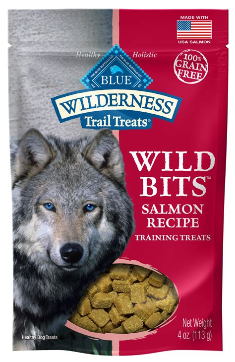 It also includes whole grains for healthy digestion. Blue Buffalo Wilderness Trail Treats Wild Bits Salmon ...