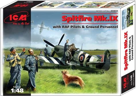 Icm Icm48801 148 Spitfire Mk Wraf Pilots And Ground Personnel Toptoy