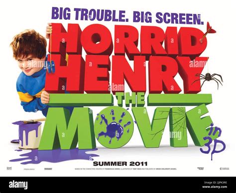 Movie Poster Horrid Henry The Movie 2011 Stock Photo Alamy