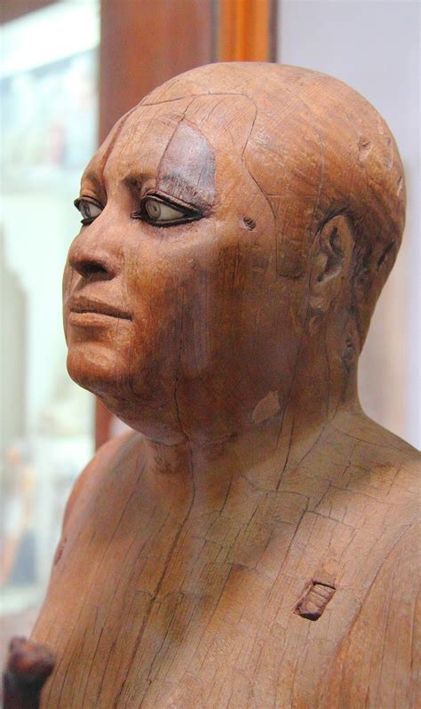This 4600 Year Old Egyptian Statue Has False Eyes Made Using Rock