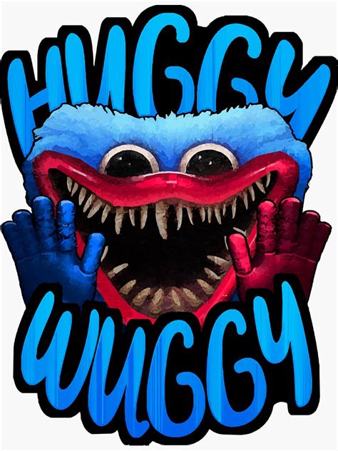 Huggy Wuggy Sticker For Sale By Dianekna Redbubble