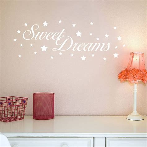 Sweet Dreams Nursery Wall Stickers By Nutmeg Wall Stickers Wall