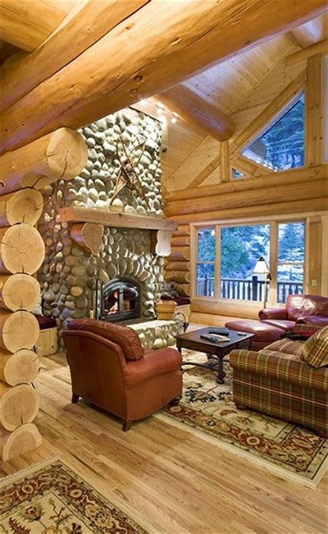 Pin By Dedewolery On House Interior Log Homes Log Home Living Log