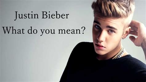 Justin Bieber Music What Do You Mean Justinbieberjullla