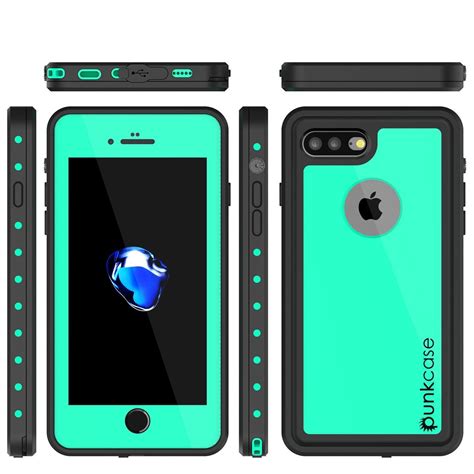 Iphone 8 Plus Waterproof Ip68 Case Punkcase Teal Studstar Series