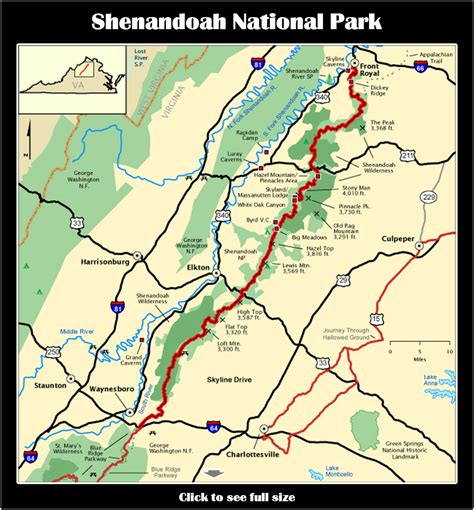 Shenandoah Valley Campground Map