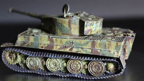 Panzer Tiger 1 Tank Late W Zimmerit 172 Model Youtube