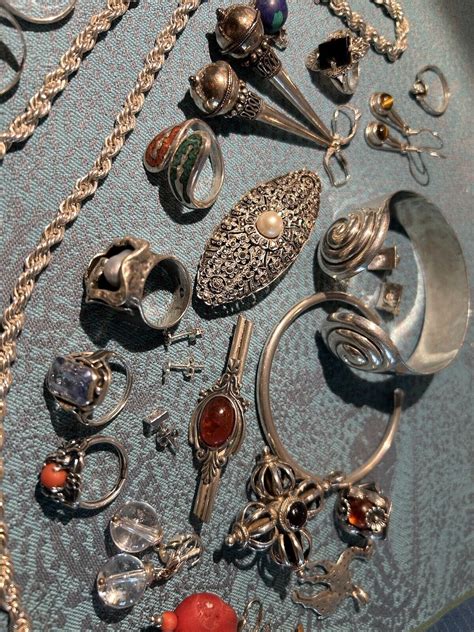 Gro Es Konvolut Alter Silberschmuck Silber Zum Gr Ten Teil Ebay