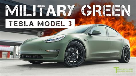 Matte Green Tesla Model 3 Tesla Model 3 Goes Army Green 상위 277개 베스트 답변