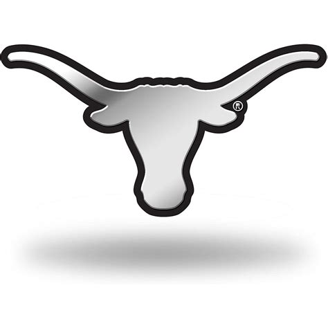 Ncaa Texas Longhorns Trunk Side Window Front Badge Emblem Sticker