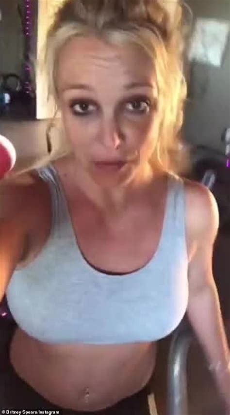 Britney Spears Shows Off Her Figure As She Works Out On Treadmill Big World News
