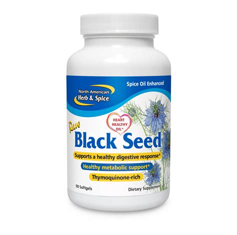 Black Seed Oil Gelcaps North American Herb And Spice