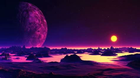 Sunset Background Nebula Bright White Sun Sets Misty