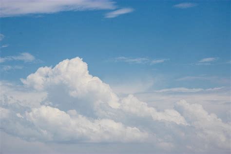 Free Stock Photo Of Puffy Clouds In The Sky