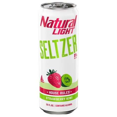 Natural Light Seltzer™ House Rules Strawberry Kiwi Hard Seltzer 25 Fl