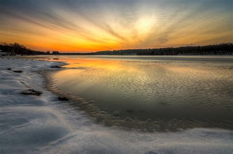 Frozen Golden Sunrise Photograph By Tom Sloan Fine Art America