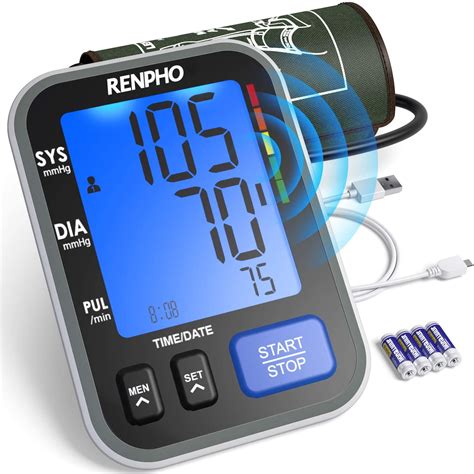 Renpho Upper Arm Blood Pressure Monitor Blood Pressure Cuff Automatic