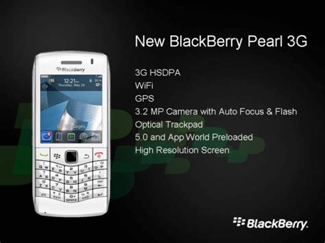 Qubytes Mag Conoce El Nuevo Blackberry Pearl 3g